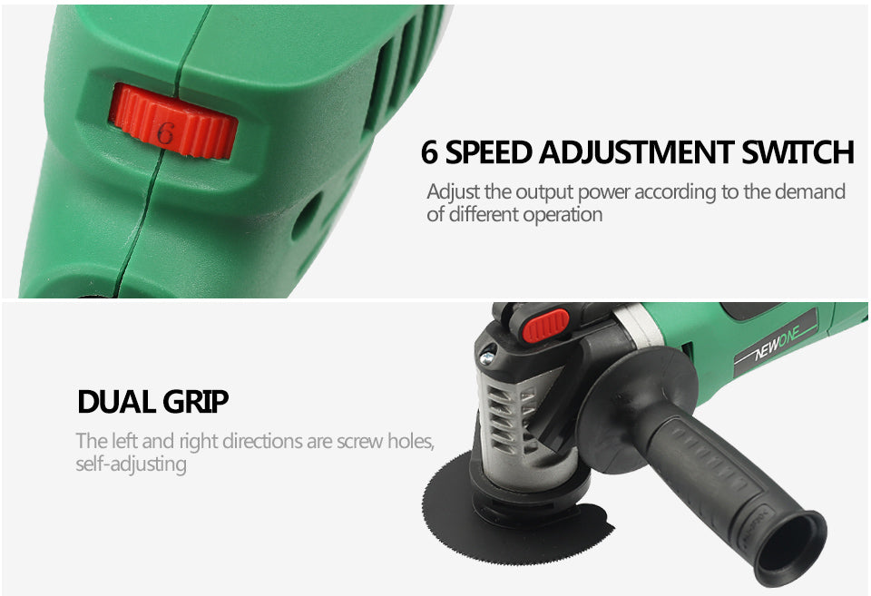 350W Quick Release Electric Power Variable Speed Rotating Oscillating Multi-Tool Kit Multi-Function (Basic Set) - JustgreenBox