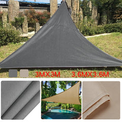 Triangle Sun visor Sun visor Protection Canopy Garden Patio Pool shadow Awning Sail Camping Picnic Tent - JustgreenBox
