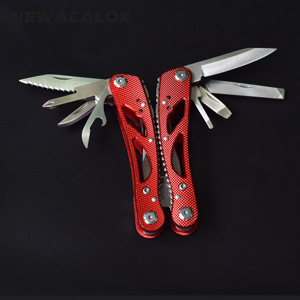 Outdoor Pliers Repair Pocket Knife Fold Screwdriver Set Hand Multi-Tool Mini Folding Portable Fishing - JustgreenBox