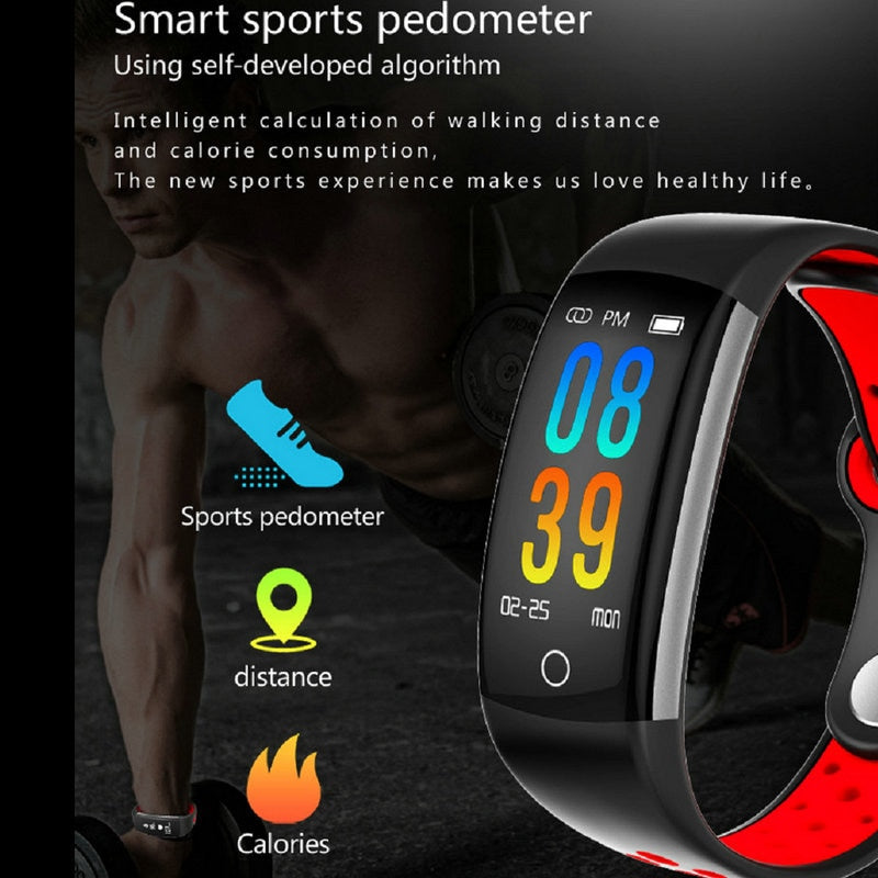 Fitness Tracker Smart band Bracelet watch band HR Fitness Sleep Tracker Waterproof IP68 Activity Tracker smartband - JustgreenBox