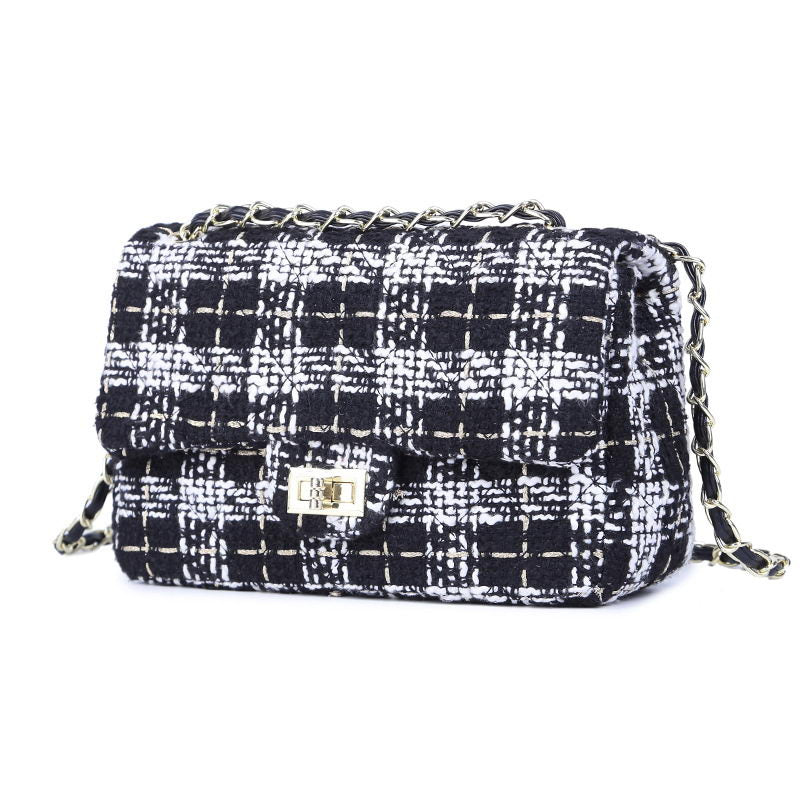 Winter Woolen Messenger Bag Ladies Handbag