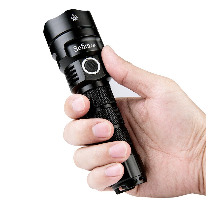 Powerful LED Flashlight Triple Reflector Cree XPL 3500lm Super Bright Torch With 4 Groups Ramping - JustgreenBox