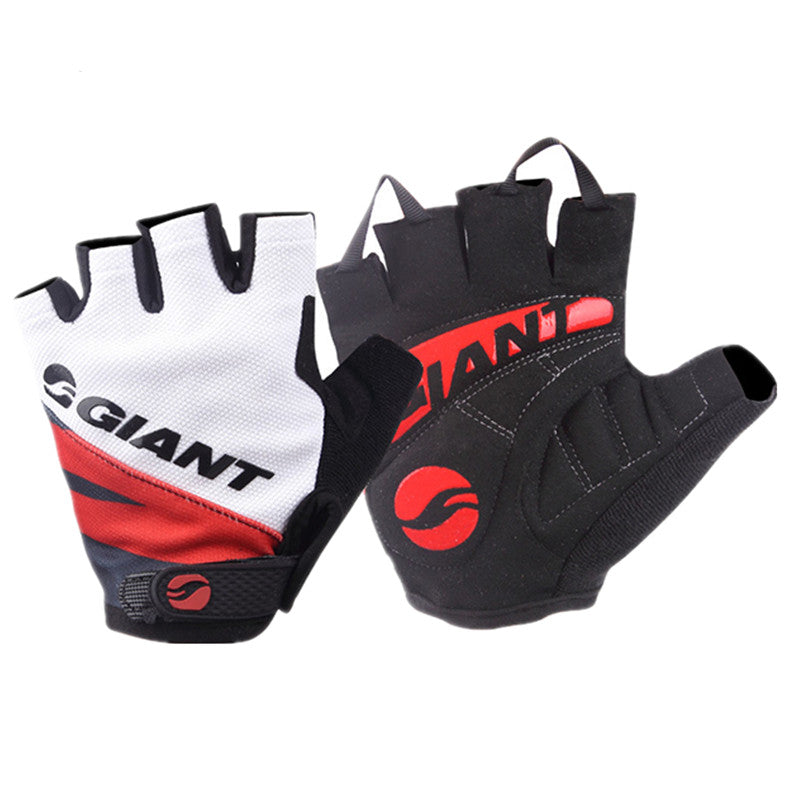 Cycling Anti Slip Sweat Men Women Half Finger MTB Gloves Breathable  Shock Sports - JustgreenBox
