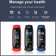 Bluetooth Smart Bracelet Digital Sport Wristband For Heart Beat - JustgreenBox