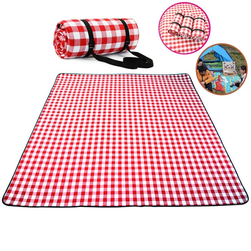 Soft Breathable Thicken Pad Blanket for Outdoor Camping Picnic Mat