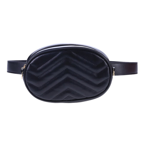 Bags for Women Pack Waist Round Belt Bag Luxury Leather Chest Handbag