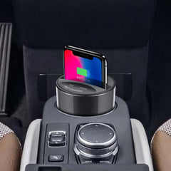 Fast QI Wireless Car Charger For Samsung Galaxy S9 S8 S7 S6 Edge iphone 8 10 X fast wireless charger cup Quick holder - JustgreenBox