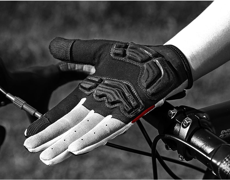 Full Finger Touch Screen Cycling MTB Bike Bicycle Gloves Sport Padded Outdoor Sess Accessories - JustgreenBox