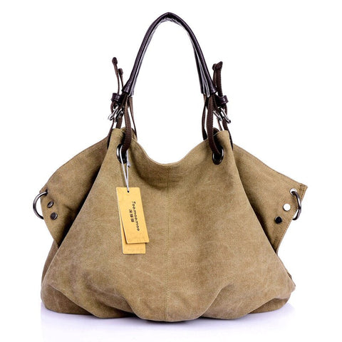 Women Canvas Messenger Bags Female Crossbody Bags Solid Shoulder Bag Fashion Casual Designer Female Handbag Large Capacity