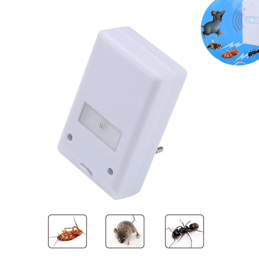 Ultrasonic Electronic Pest Control Rodent Rat Mouse Repeller Mice Repellent Anti Mosquito - JustgreenBox