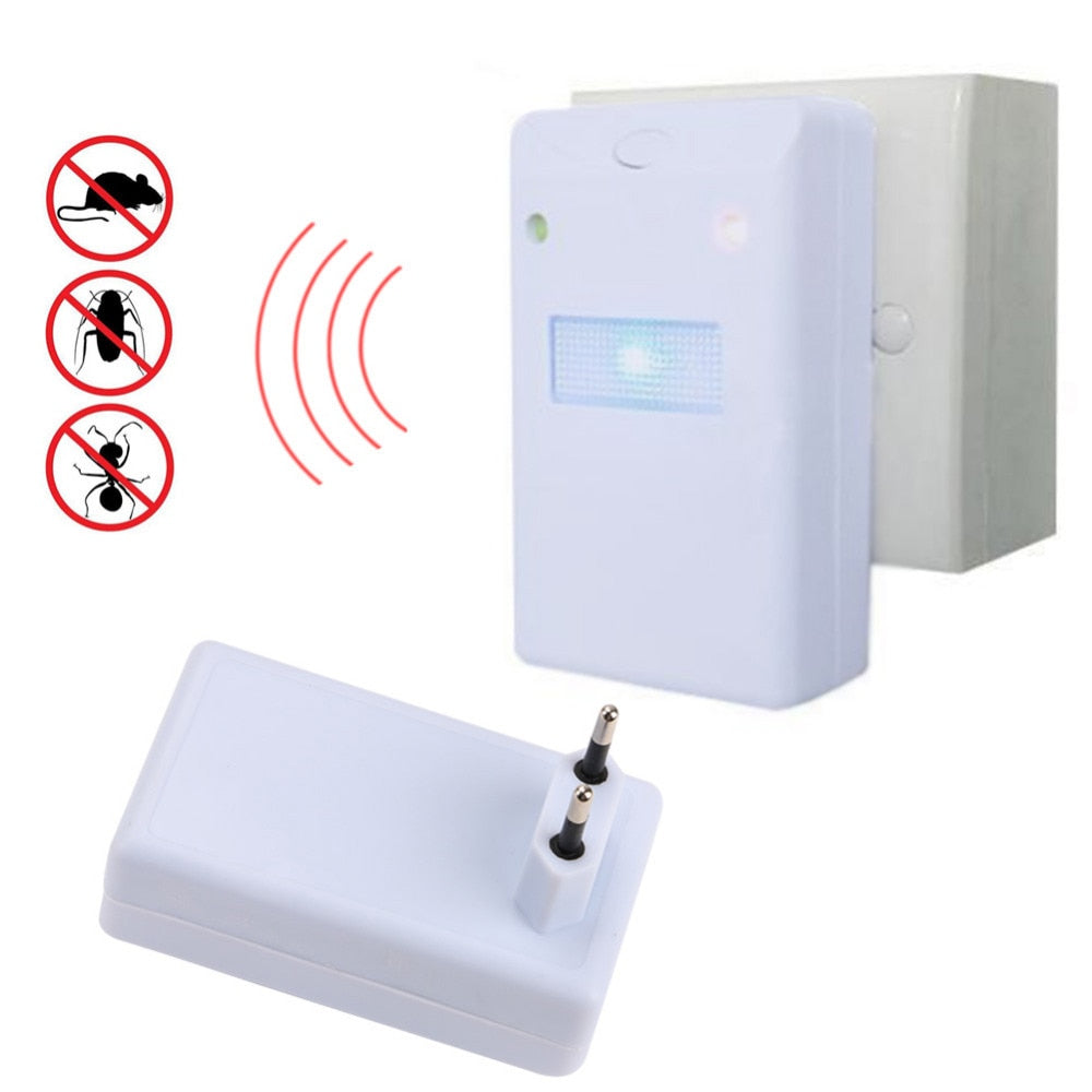 Ultrasonic Electronic Pest Control Rodent Rat Mouse Repeller Mice Repellent Anti Mosquito - JustgreenBox