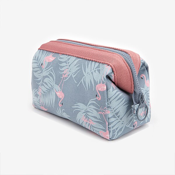 new fashion cosmetic bag Women waterproof Flamingo makeup bags travel organizer Toiletry Kits Portable Beautician