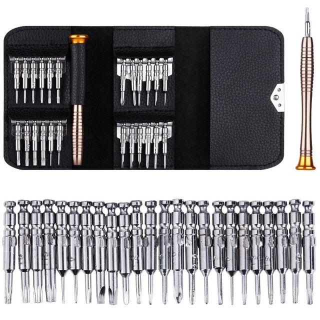 25 In 1 Torx Multi Functional Opening Repair Tool Set Precision Screwdrivers For Phones Tablet PC - JustgreenBox