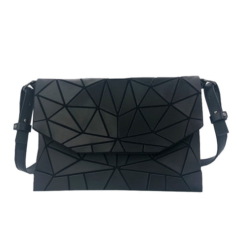 New Geometric Evening Bag Women Chain Shoulder Bags Girls Folding Handbags And Purse Luminous Casual Clutch Messenger Bag