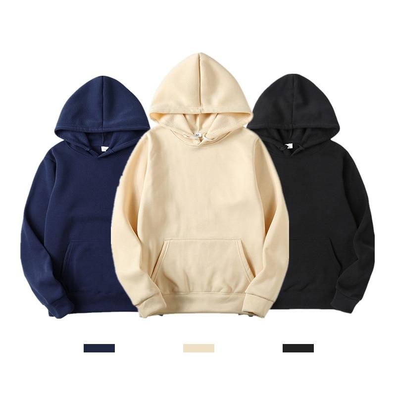 Casual Sweatshirts Solid Color Hoodies Sweatshirt Tops For Men'S