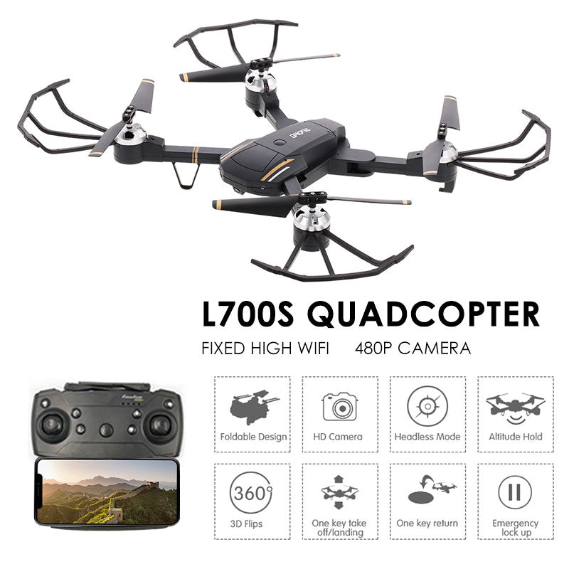 Four-Axis RC Drone Aircraft Wide Angle RC Technological - JustgreenBox