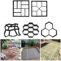 Manually Paving Cement Brick Concrete Molds DIY Plastic Path Maker Mold Garden Stone Road Decoration - JustgreenBox