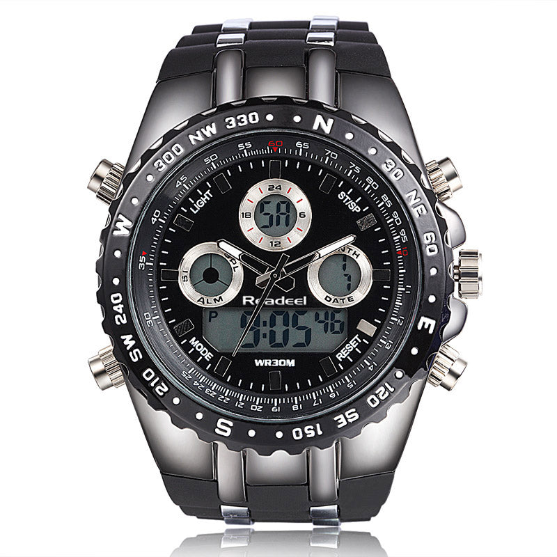 Quartz Wrist Waterproof LED Digital Watches For Military Men - JustgreenBox