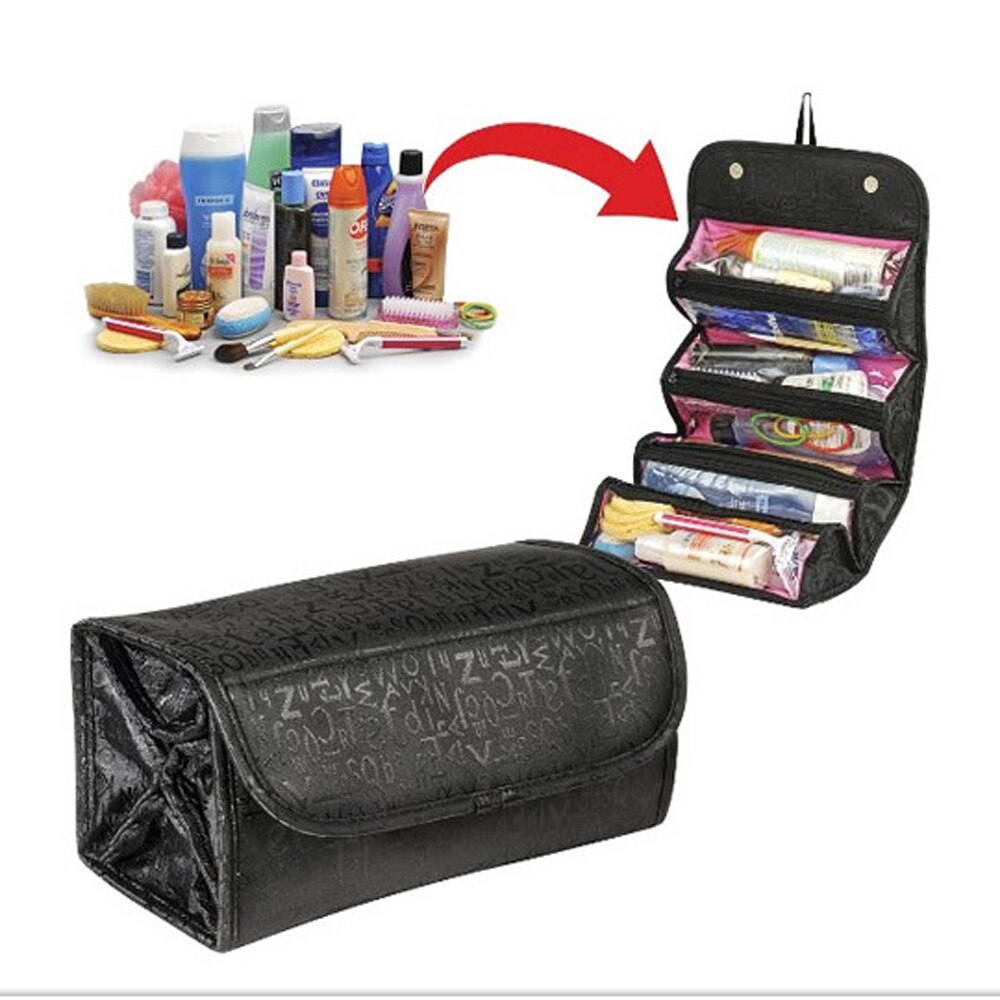 Travel Vanity Necessaries Women Beauty Toiletry Kit Make Up Makeup Cosmetic Bag Organizer Case Pouch Purse