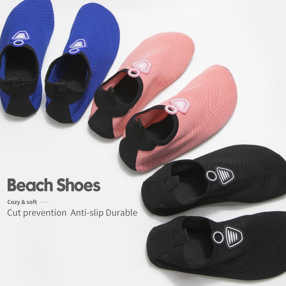 Outdoor Wading Beach Shoes Swimming Surf Sea Slippers Quick-Dry Aqua-Soft Foldable