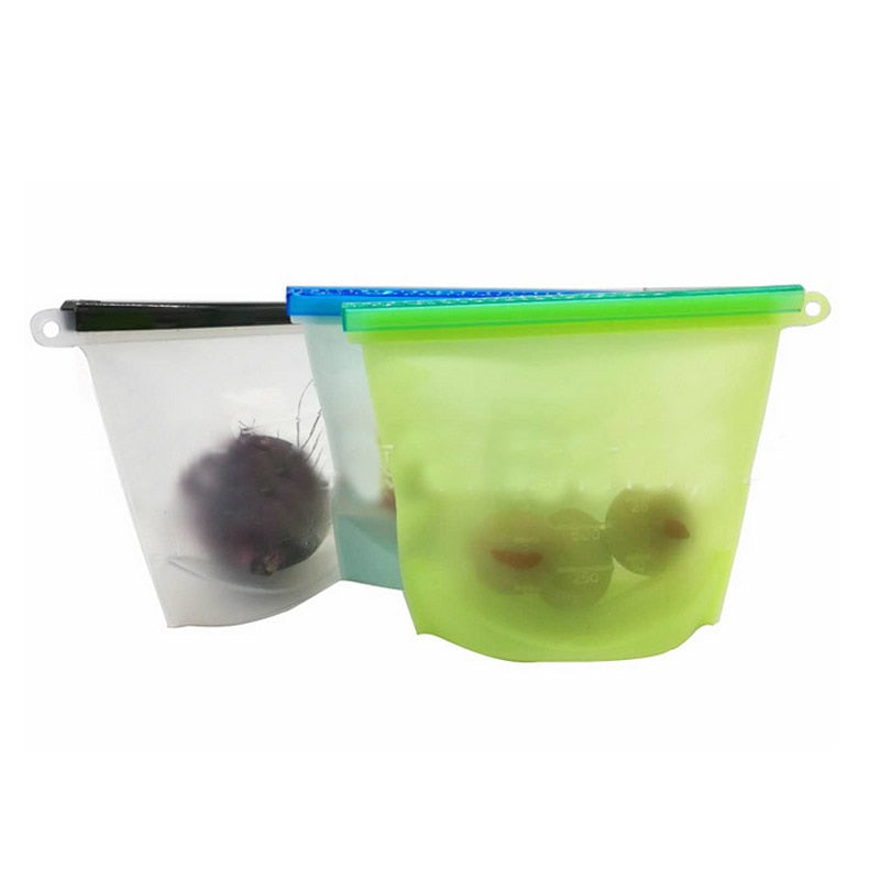 Reusable Silicone Food Bag - JustgreenBox