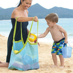 Hot Mom Baby Beach Bags Big Size Women Mesh Bag Messenger Bags Toy Tool Storage Handbag Pouch