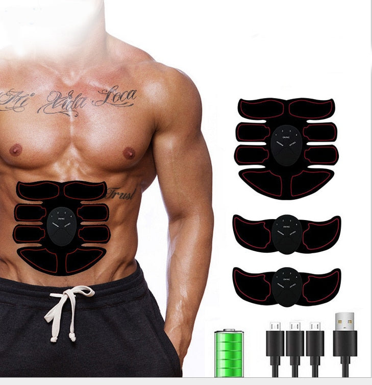 EMS Muscle Weight Loss Abdominal EMS ABS Trainer Simulator Body Slimming Fitness Massage - JustgreenBox