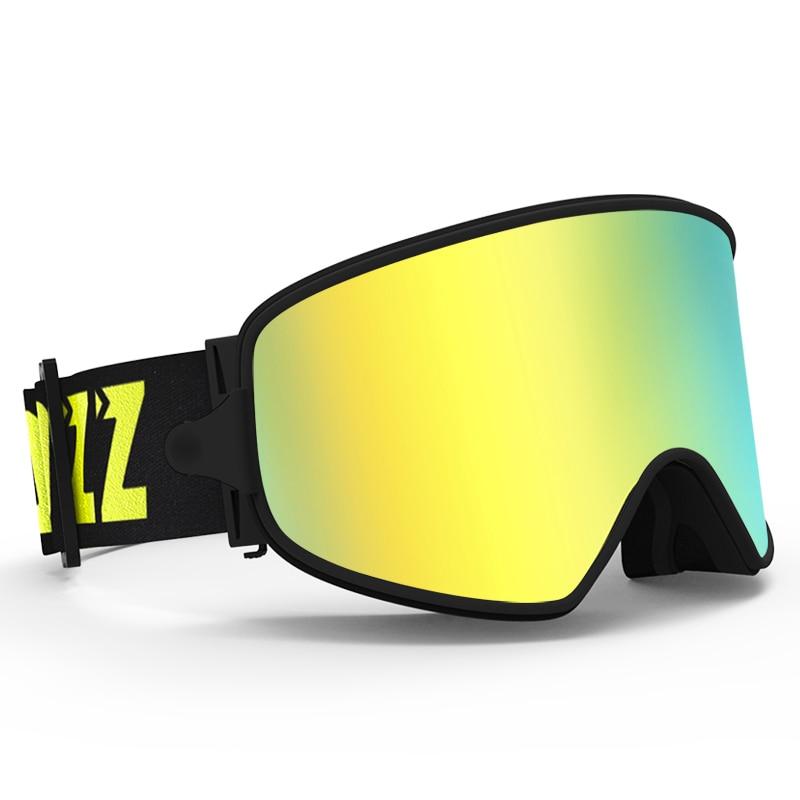 Ski 2in1 with Magnetic Lens for Night Anti-Fog UV400 Snowboard Men Women Glasses