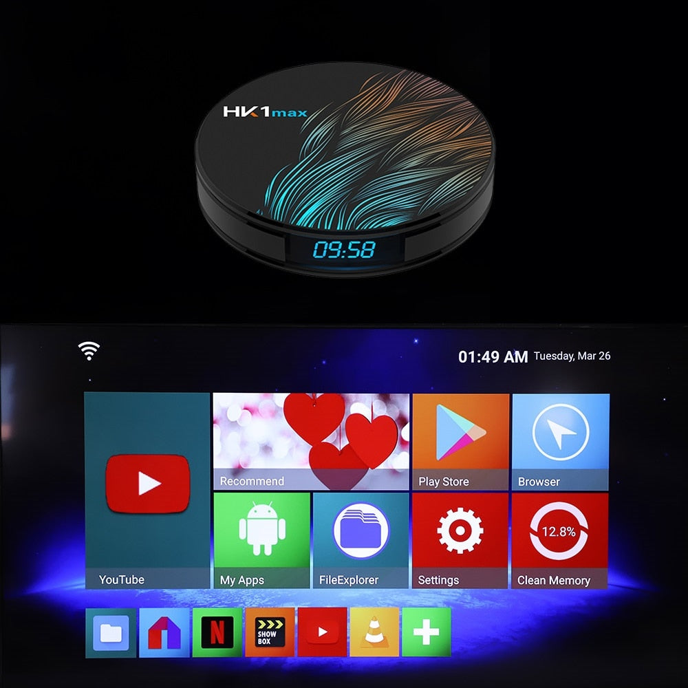 Smart TV Box Rockchip 4K Wifi Netflix Set Top Box Media Player Android - JustgreenBox