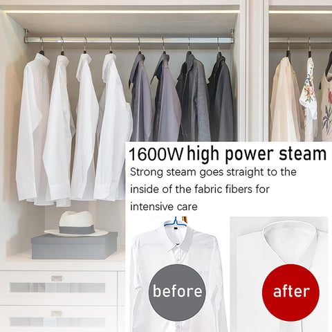 Portable 1800W Garment Fast-Heat Steamer