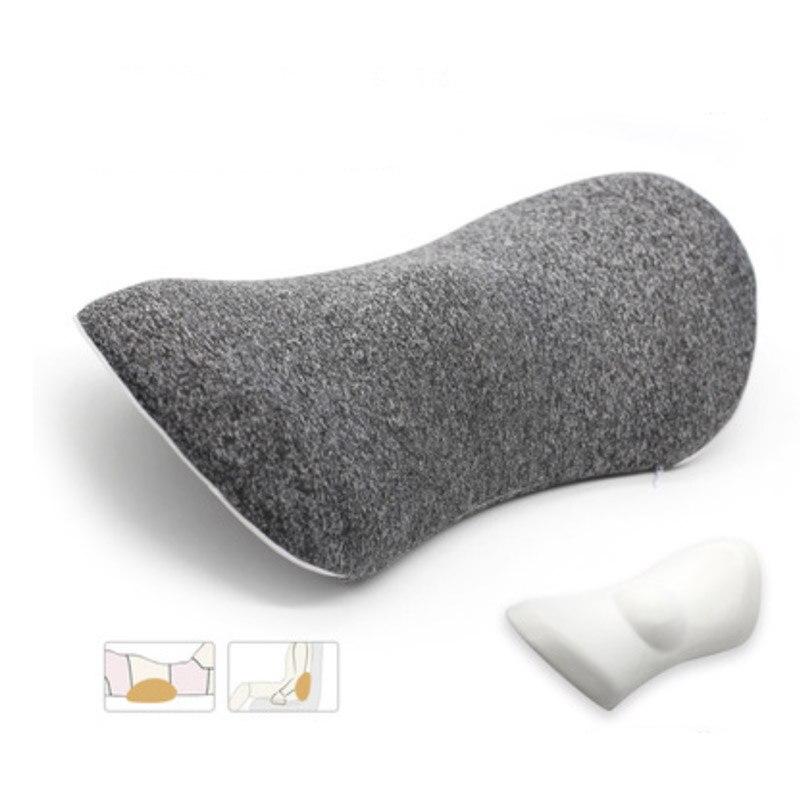 Lumbar Memory foam Pillow for Side Sleepers Pregnancy Relieve Hip Tailbone Pain Sciatica Chair Car Back Support Cushion