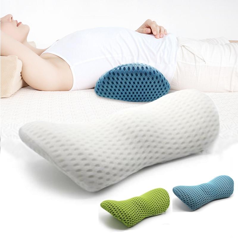 Lumbar Memory foam Pillow for Side Sleepers Pregnancy Relieve Hip Tailbone Pain Sciatica Chair Car Back Support Cushion