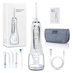 Dental Water FlosserT eeth Cleaner Jet Oral Irrigator Portable USB Rechargeable Floss