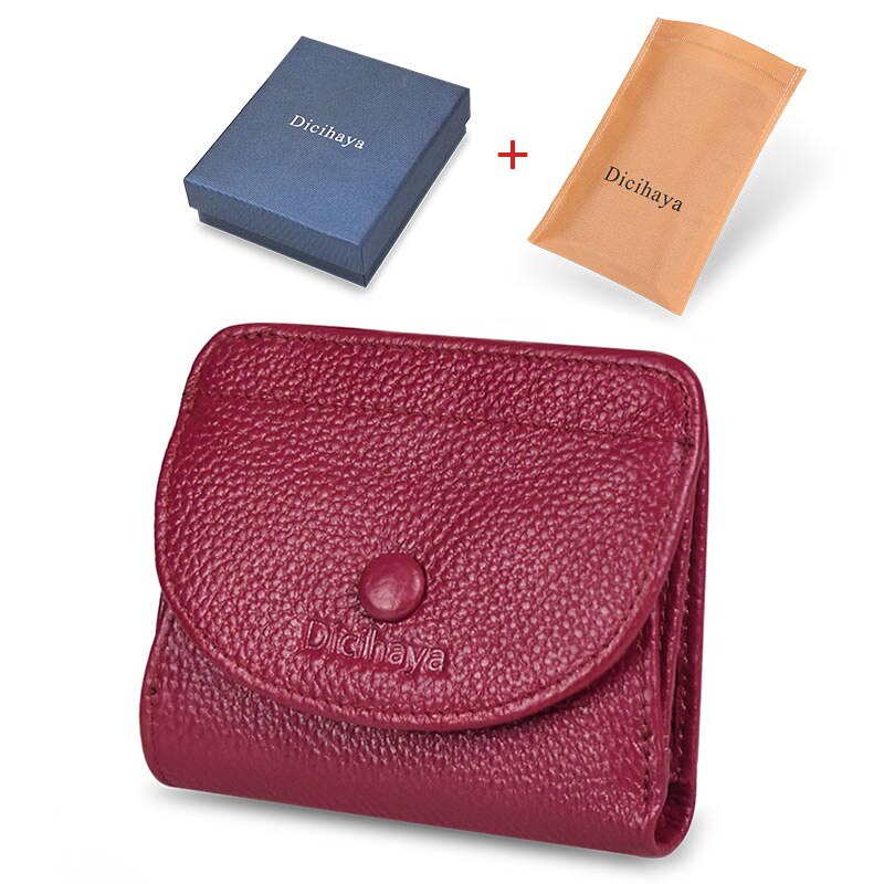 Women's Wallet Small and Slim Leather Purse Women Wallets Cards Holders Short Coin Ladies
