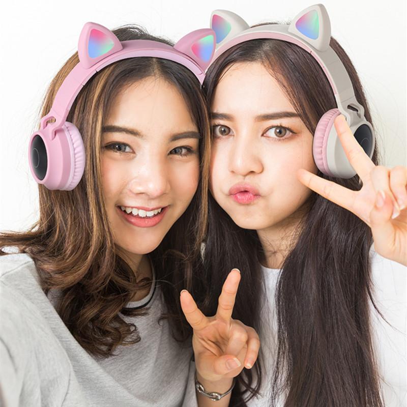 Cute Cat Bluetooth 5.0 Headset