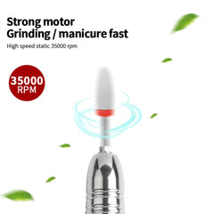 Electric Nail Drill HD Display Metal Manicre Machine for Nail Art Equipment Nail Sander