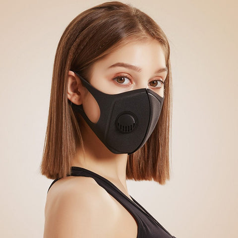 Breathable Face Mask Flower Printed Fabric Protective PM 2.5 Dust Mouth Cover Washable Reusable