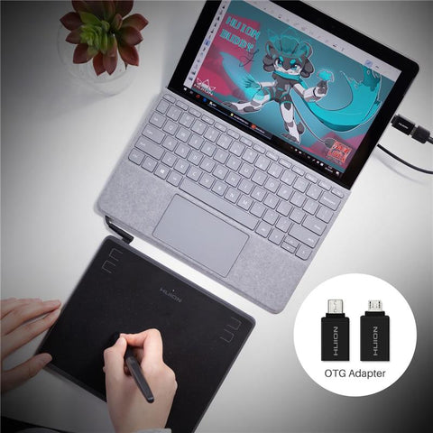 Digital Graphic Tablets Micro USB OSU with Battery Free Pen