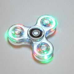 Luminous Fidget Spinner Transparent Glow In the Dark Stress Relief Toys For Kids