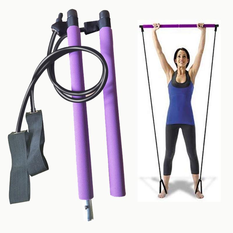Pilates Bar Stick with Resistance Band
