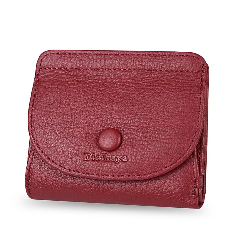 Women's Wallet Small and Slim Leather Purse Women Wallets Cards Holders Short Coin Ladies