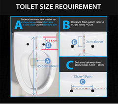 Smart Electronic Bidet Toilet Seat Cover with Child-seat Long Size