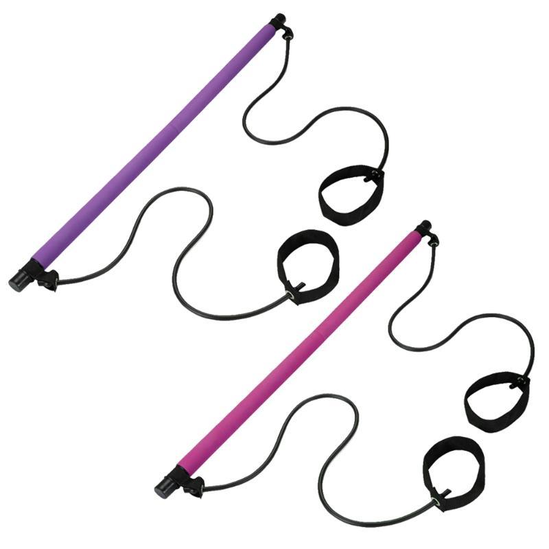 Pilates Bar Stick with Resistance Band