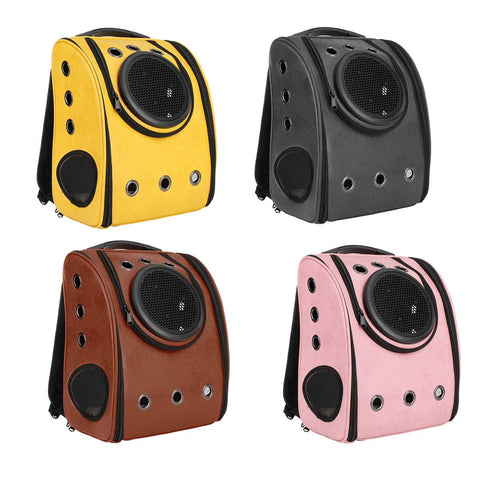 Storage Capsule Pet Backpack Cat Dog Puppy Transparent Breathable Carrier