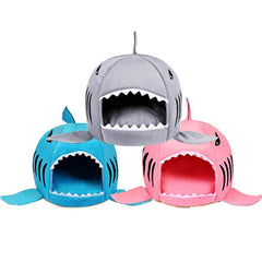 Shark Pet House Bed For Dogs Cats Small Animals Products