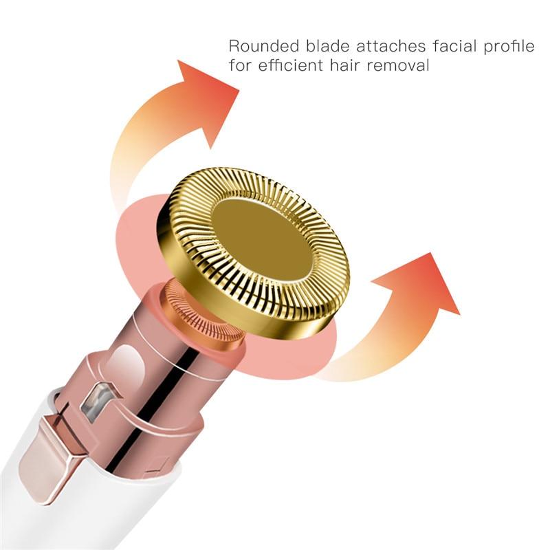 2 In 1 Electric Eyebrow Painless Trimmer