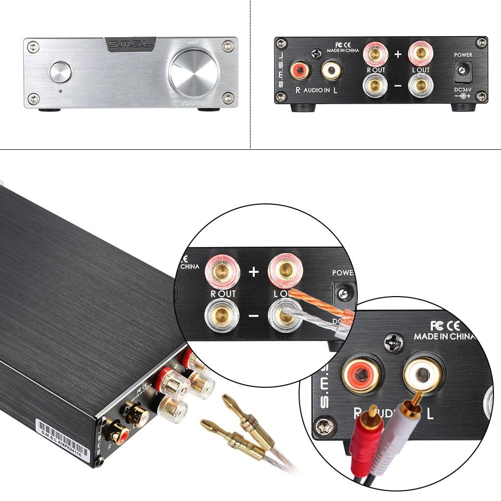 Mini Portable 160W HiFi Digital Stereo Audio Power Amplifier Amp