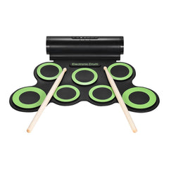 Portable Digital Stereo Electronic Drum Set