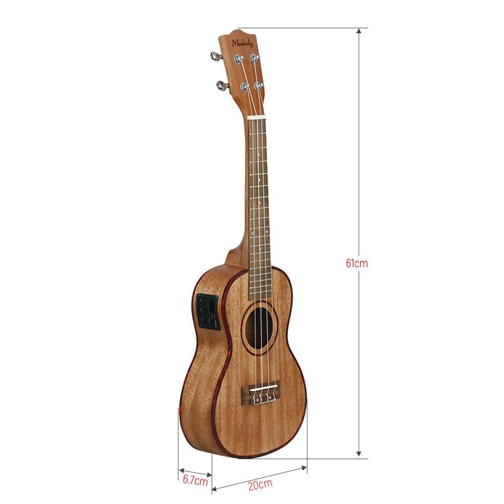 24" Ukulele Ukelele Uke Kit Sapele Wood