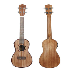 24" Ukulele Ukelele Uke Kit Sapele Wood